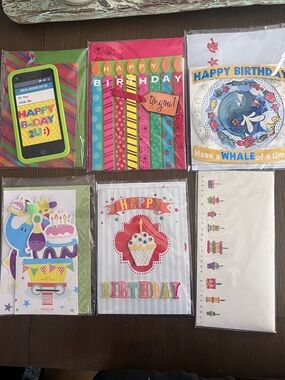 Assorted Colorful Birthday Card Pack - Paper Magic Group